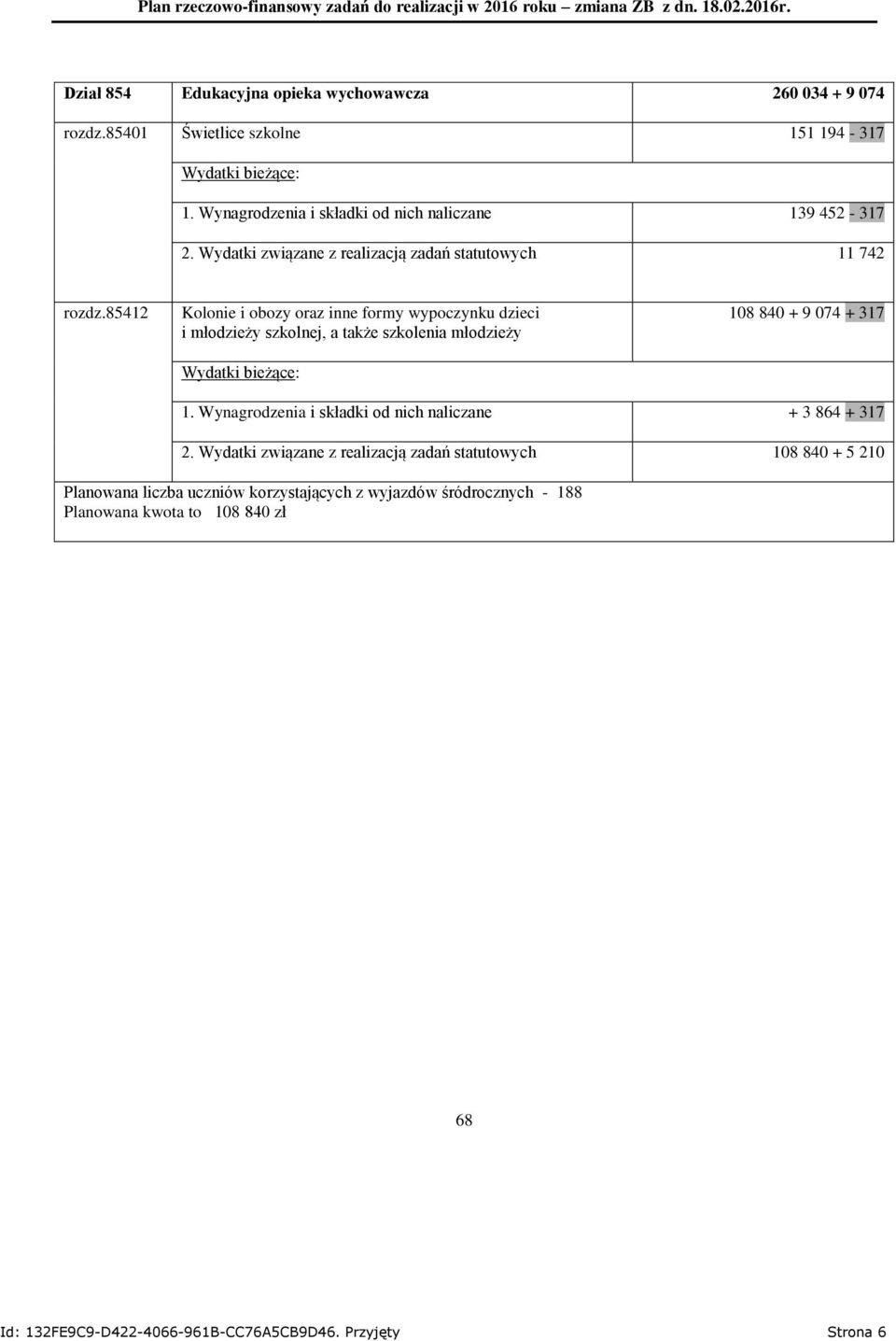 Wydatki związane z realizacją zadań statutowych 11 742 108 840 + 9 074 + 317 1.