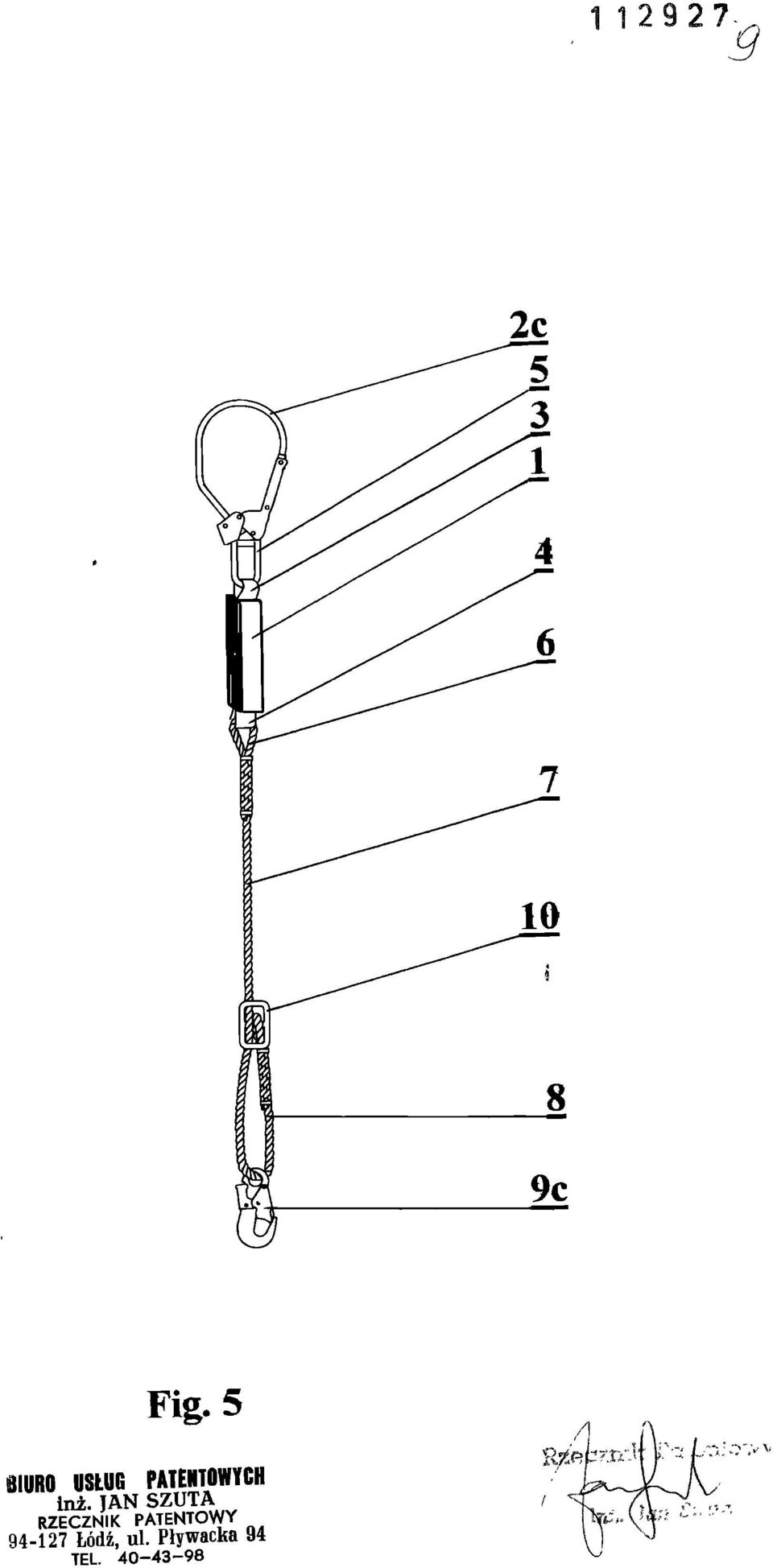 JAN SZUTA RZECZNIK PATENTOWY 94-127