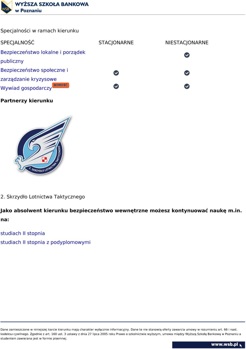 Partnerzy kierunku 2.