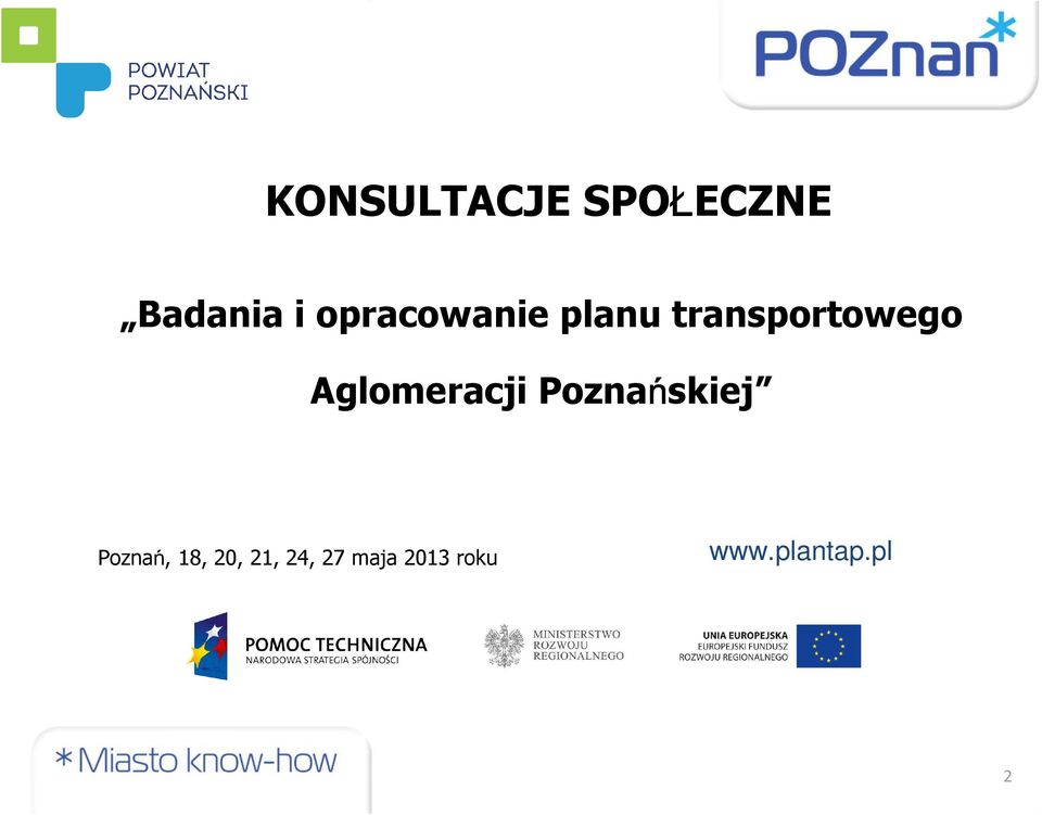 Aglomeracji Poznańskiej Poznań,