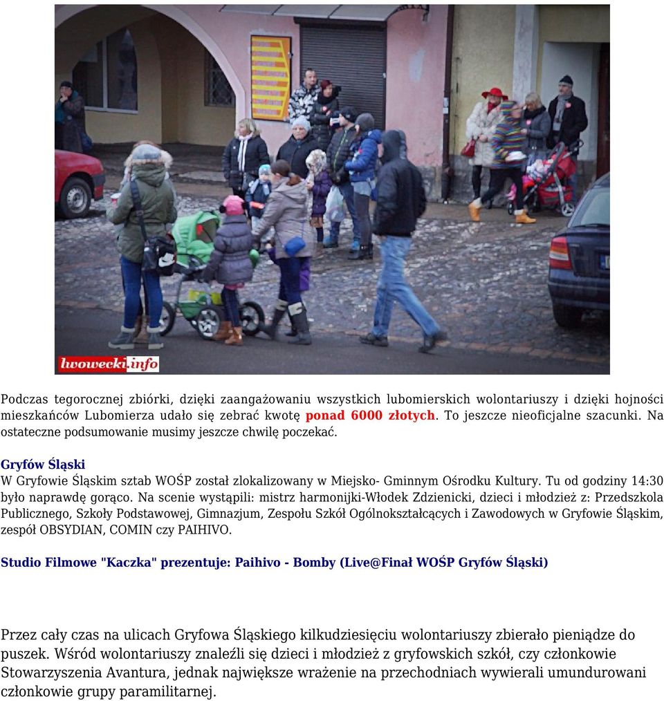 Tu od godziny 14:30 było naprawdę gorąco.