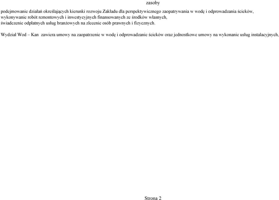 odpłatnych usług branżowych na zlecenie osób prawnych i fizycznych.