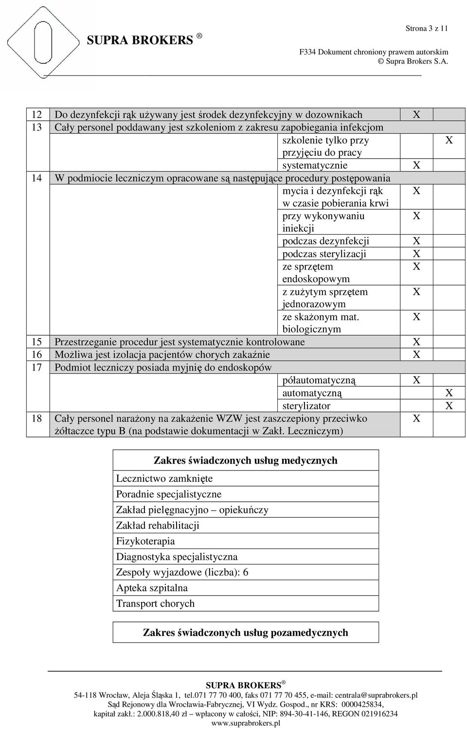 sterylizacji ze sprzętem endoskopowym z zuŝytym sprzętem jednorazowym ze skaŝonym mat.