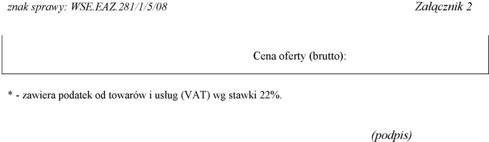 od towarów i usług