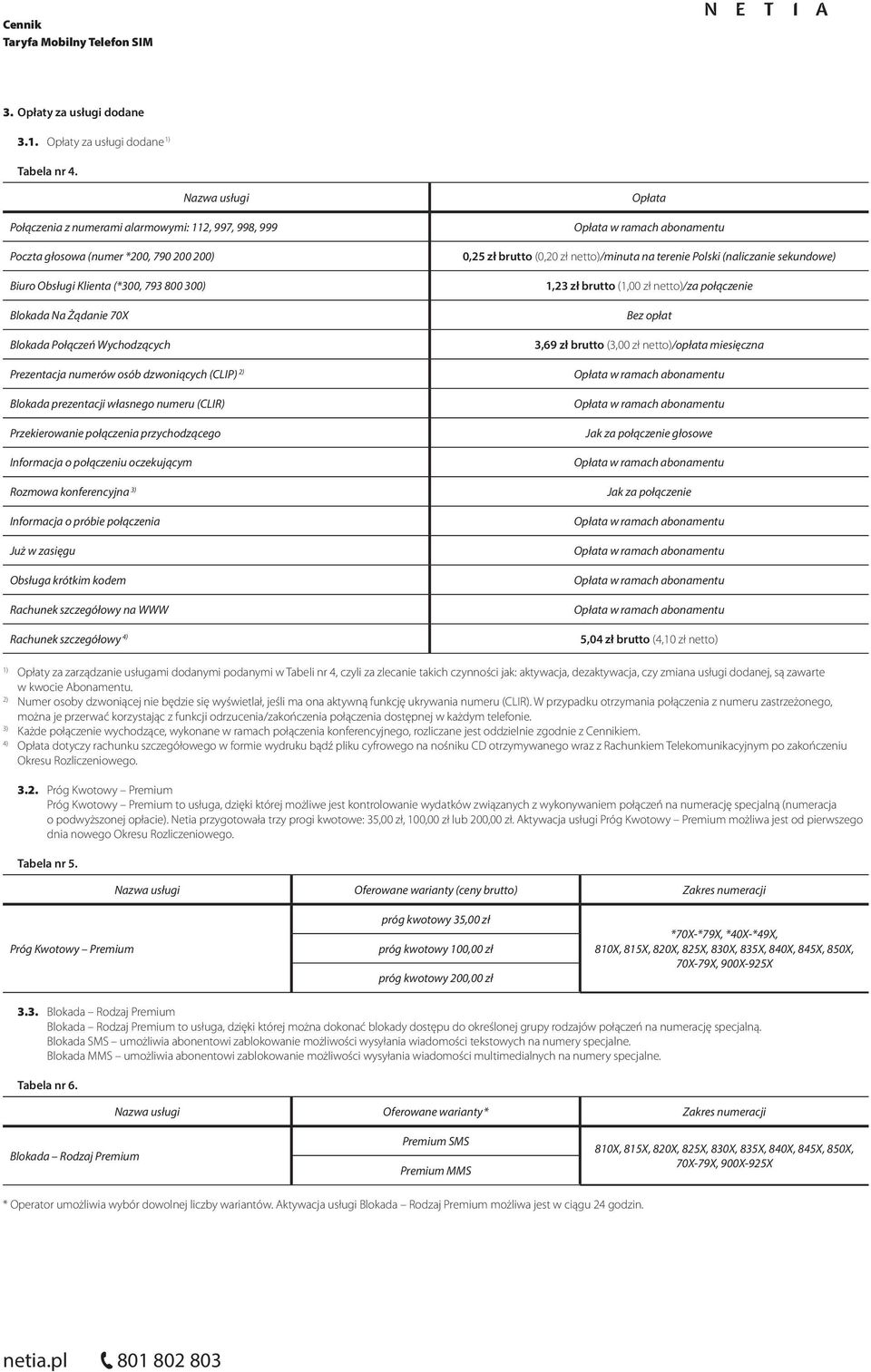 Wychodzących Prezentacja numerów osób dzwoniących (CLIP) 2) Blokada prezentacji własnego numeru (CLIR) Przekierowanie połączenia przychodzącego Informacja o połączeniu oczekującym Rozmowa