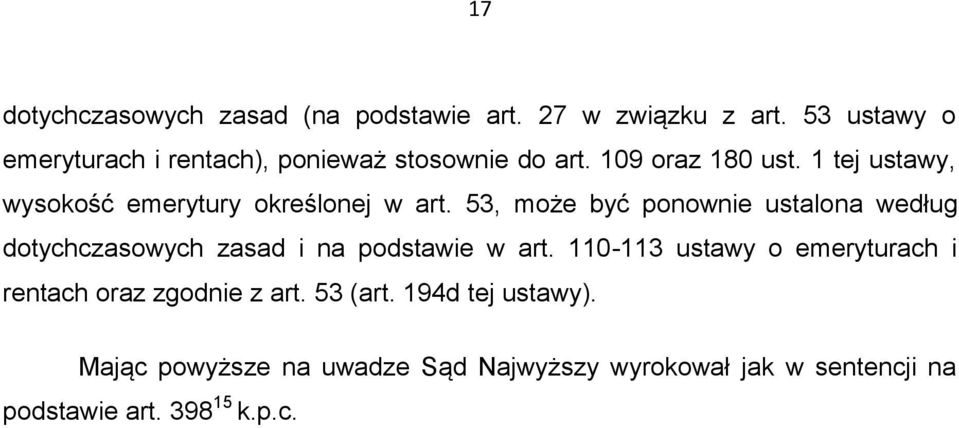 1 tej ustawy, wysokość emerytury określonej w art.