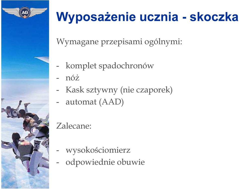 nóż - Kask sztywny (nie czaporek) - automat