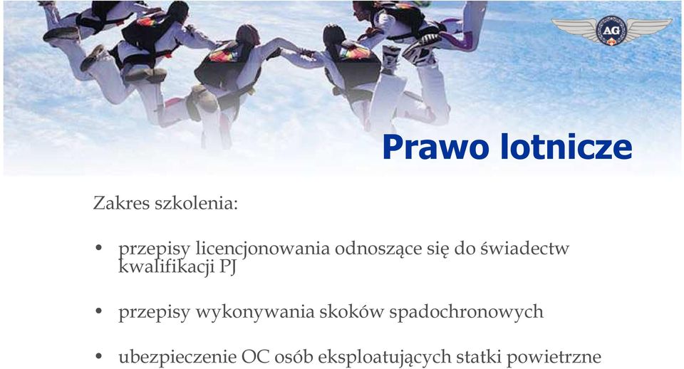 kwalifikacji PJ przepisy wykonywania skoków