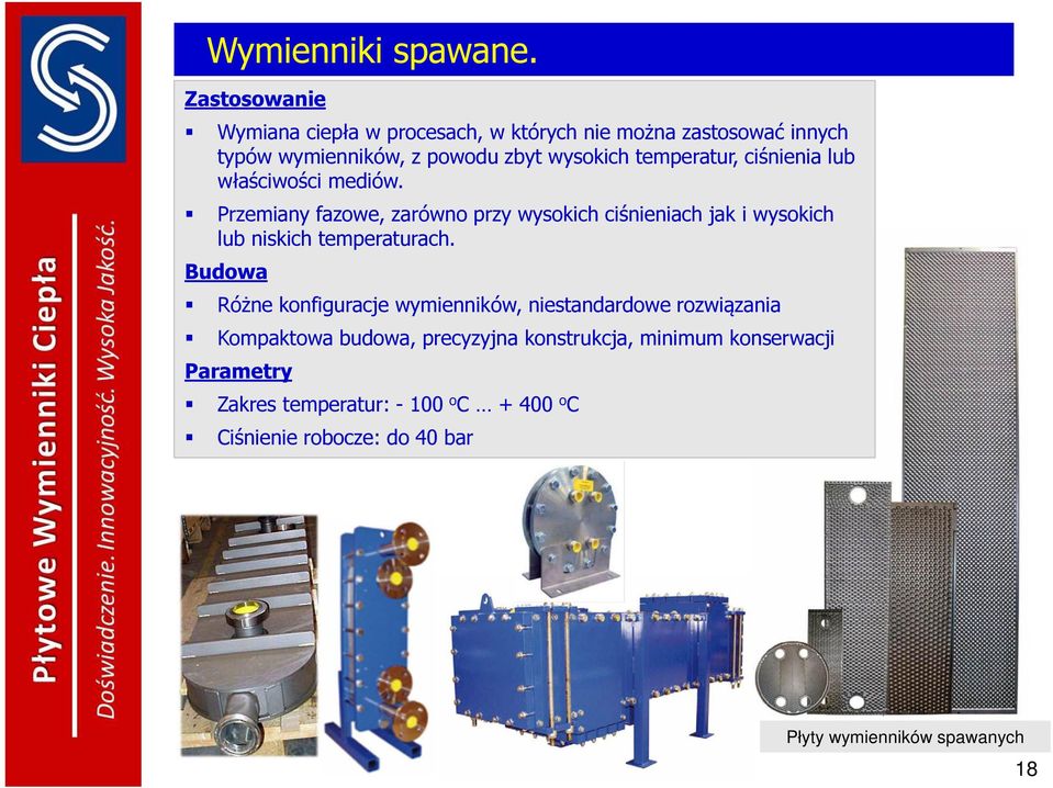 temperatur, ciśnienia lub właściwości mediów.
