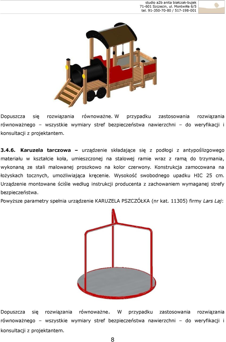 ramie wraz z ramą do trzymania, wykonaną ze stali malowanej proszkowo na kolor czerwony.