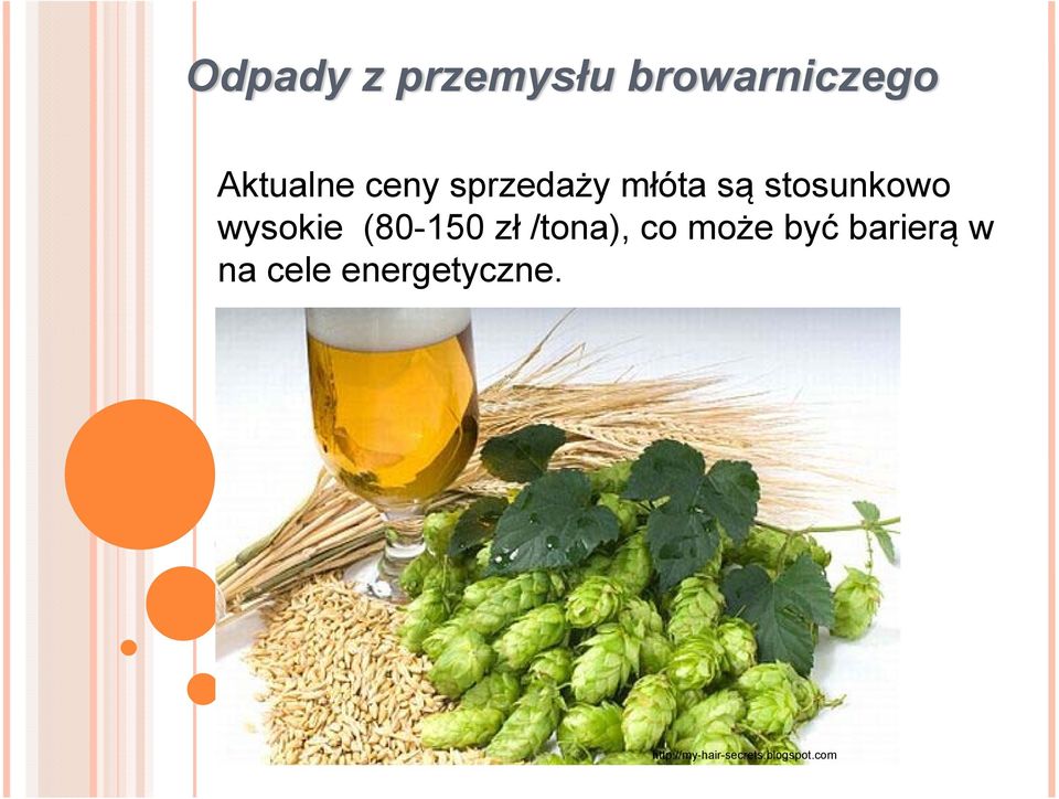 (80-150 zł /tona), co może być barierą w na