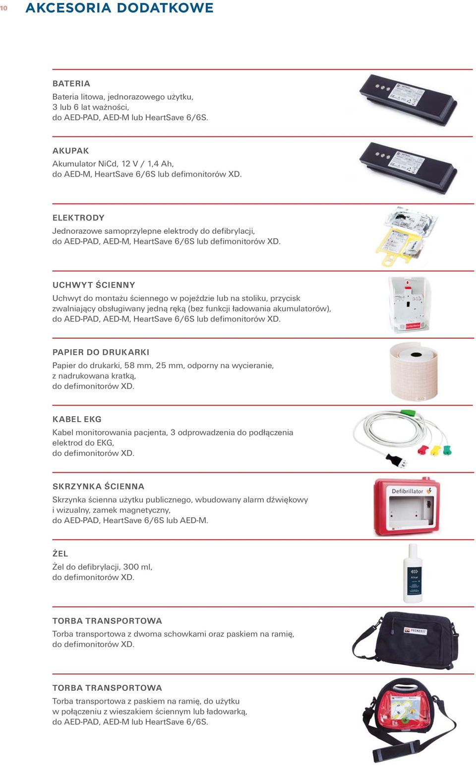 ElEKTRody Jednorazowe samoprzylepne elektrody do defibrylacji, do AED-PAD, AED-M, HeartSave 6/6S lub defimonitorów XD.