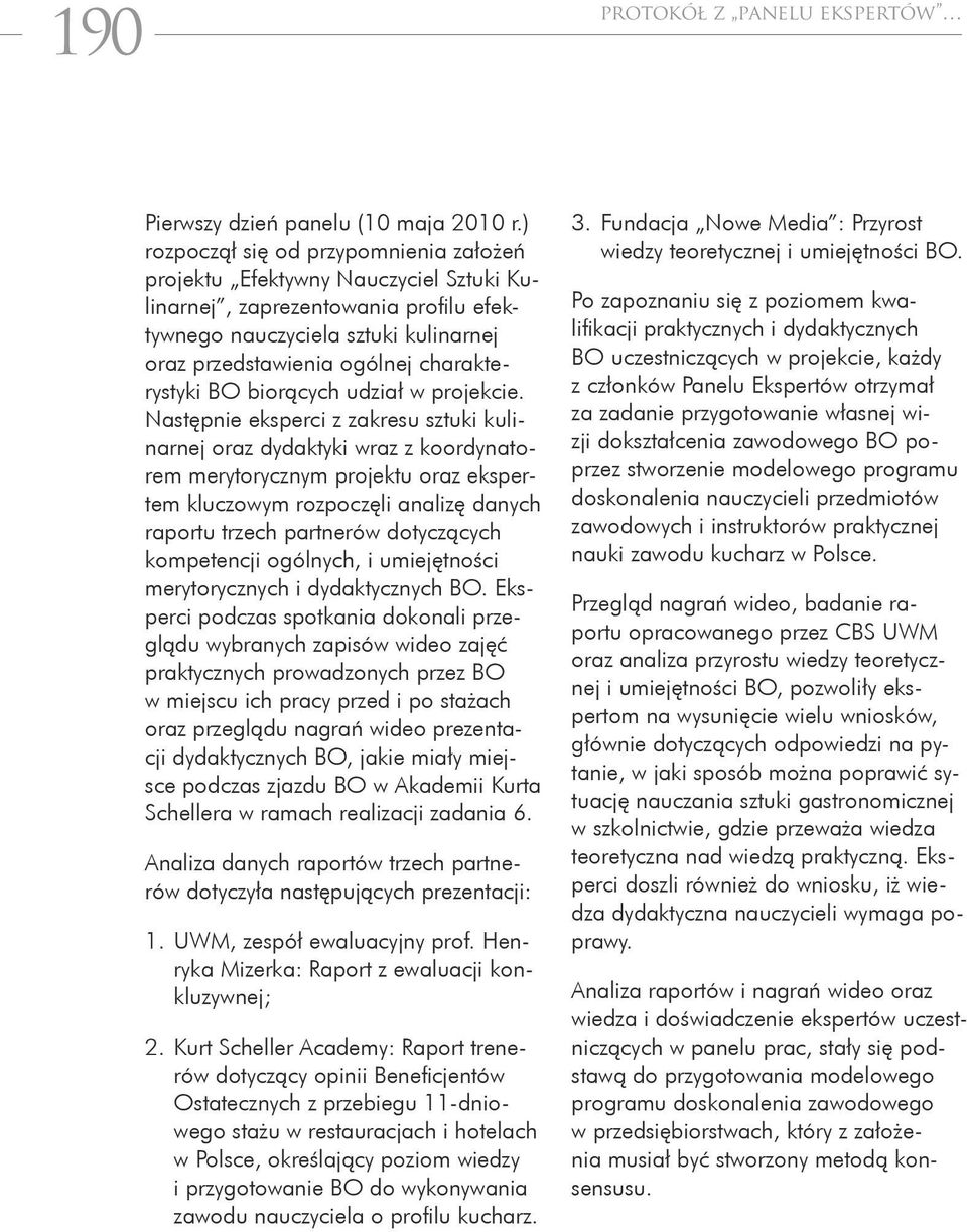 BO biorących udział w projekcie.