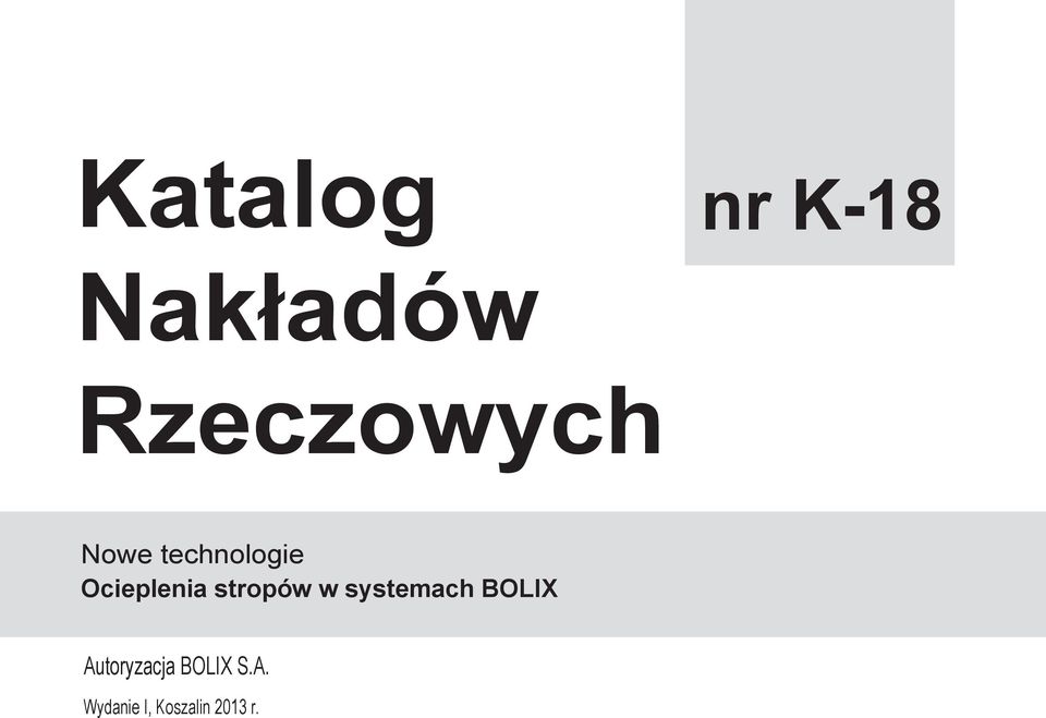 Ocieplenia stropów w systemach