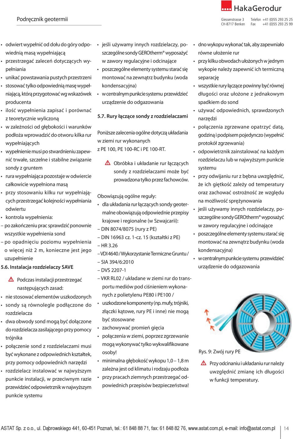 wypełniającą sind zu beachten!