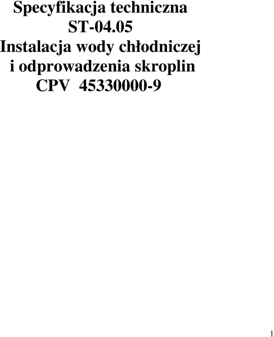 05 Instalacja wody