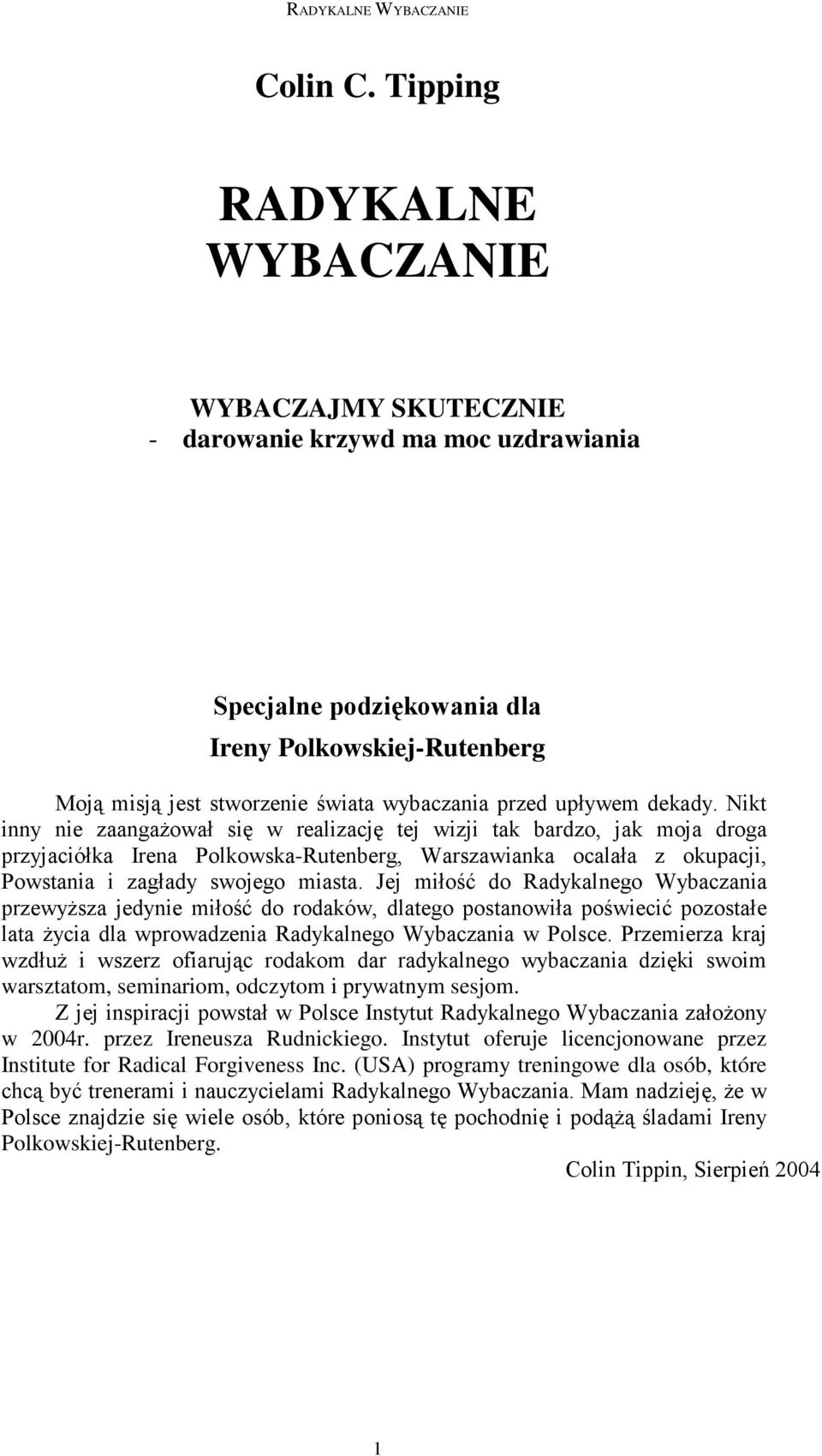 upływem dekady.