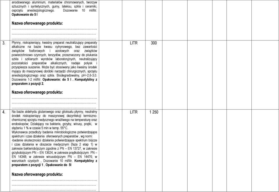 Płynny, niskopieniący, kwaśny preparat neutralizujący preparaty alkaliczne na bazie kwasu cytrynowego, bez zawartości związków fosforowych i azotowych oraz związków powierzchniowo czynnych, tenzydów,