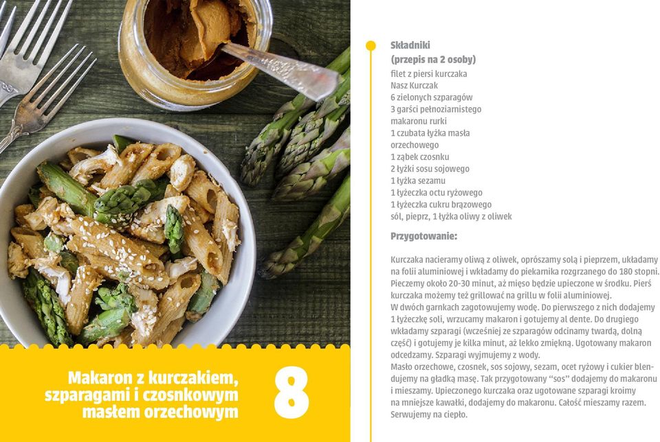 oliwek, oprószamy solą i pieprzem, układamy na folii aluminiowej i wkładamy do piekarnika rozgrzanego do 180 stopni. Pieczemy około 20-30 minut, aż mięso będzie upieczone w środku.