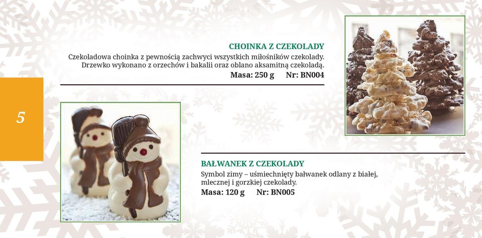 Drzewko wykonano z orzechów i bakalii oraz oblano aksamitną czekoladą.