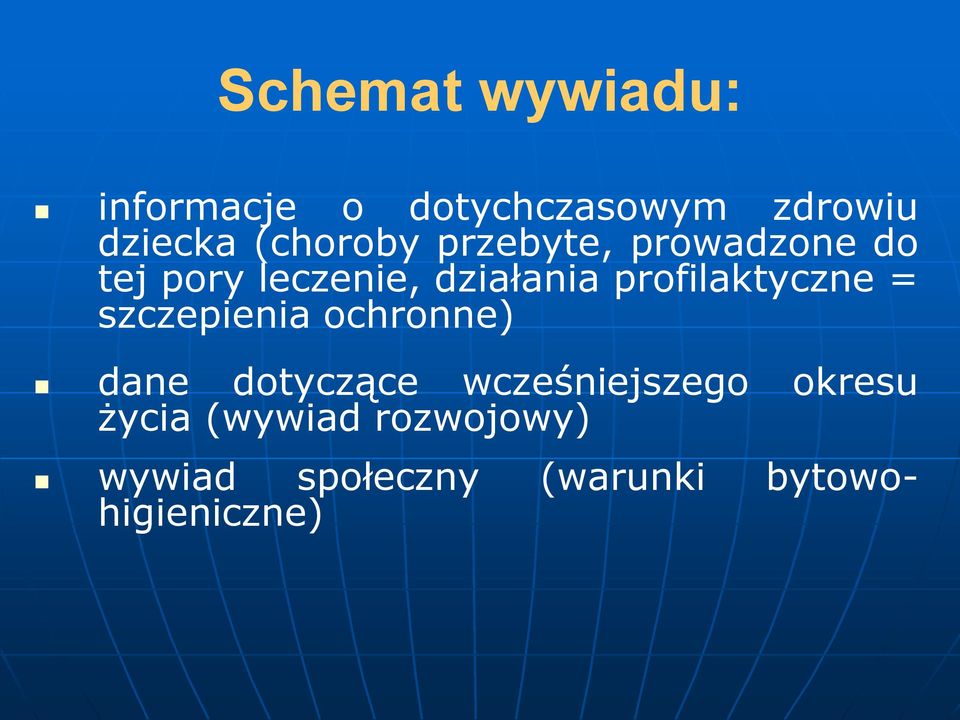 profilaktyczne = szczepienia ochronne) dane dotyczące