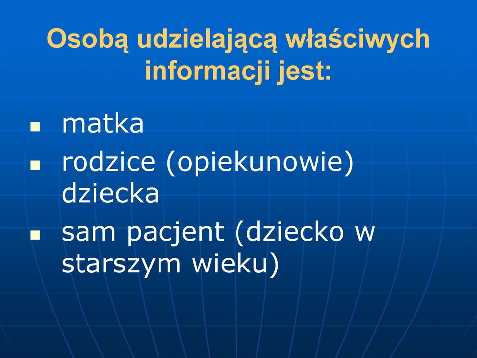 rodzice (opiekunowie) dziecka