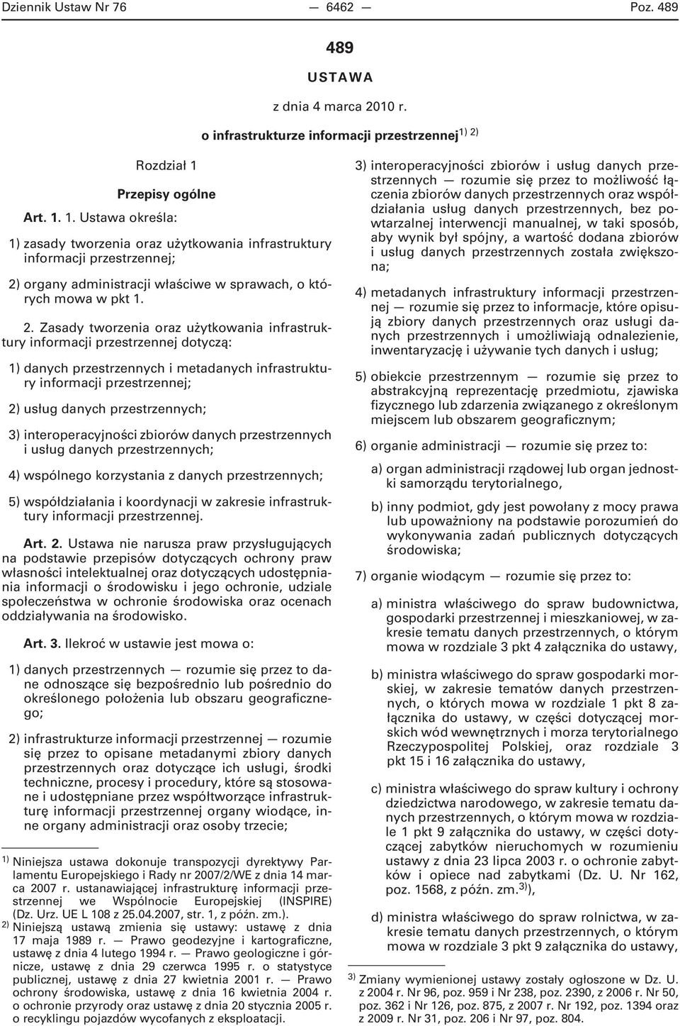 organy administracji właściwe w sprawach, o których mowa w pkt 1. 2.