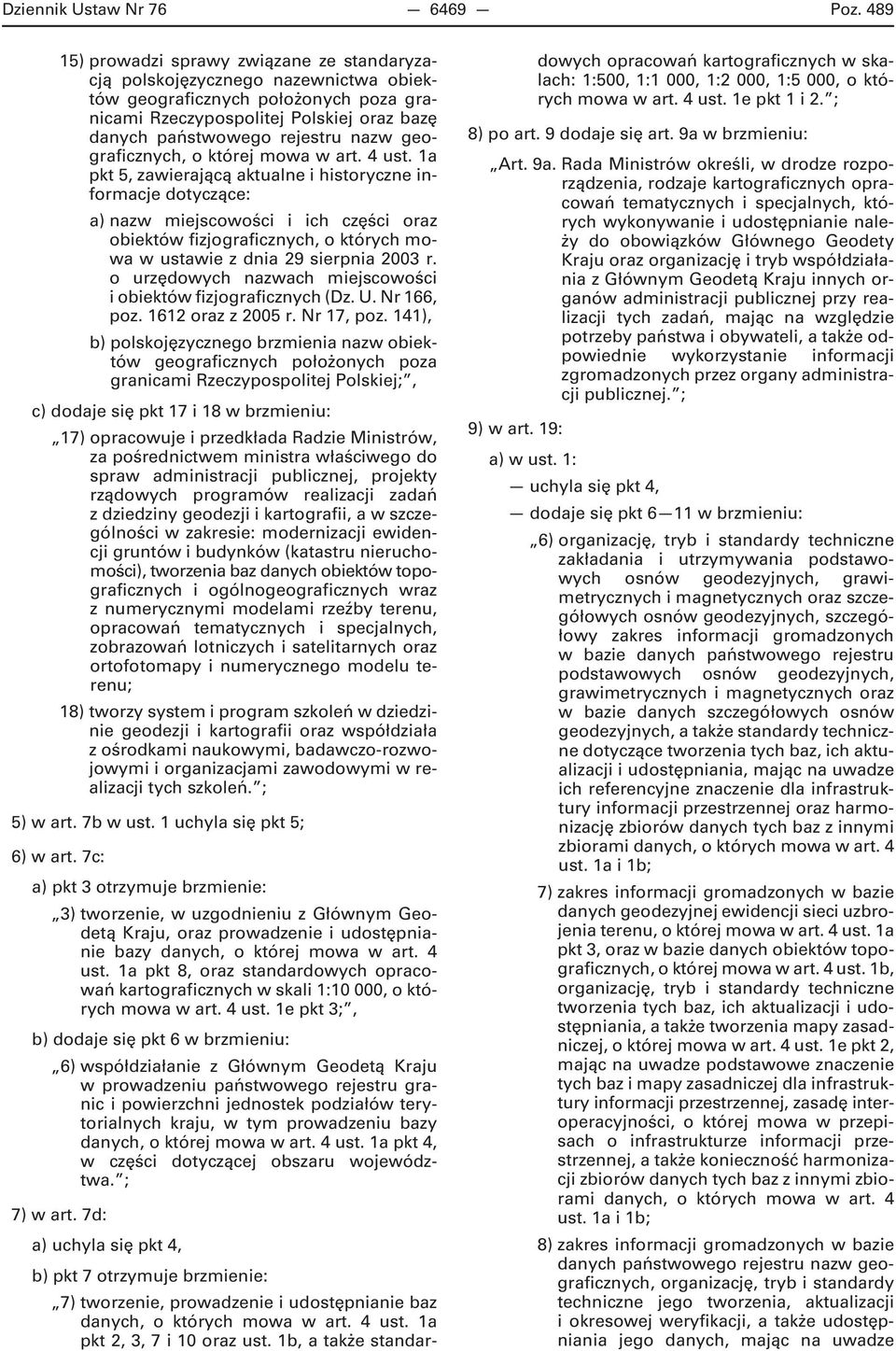 geograficznych, o której mowa w art. 4 ust.