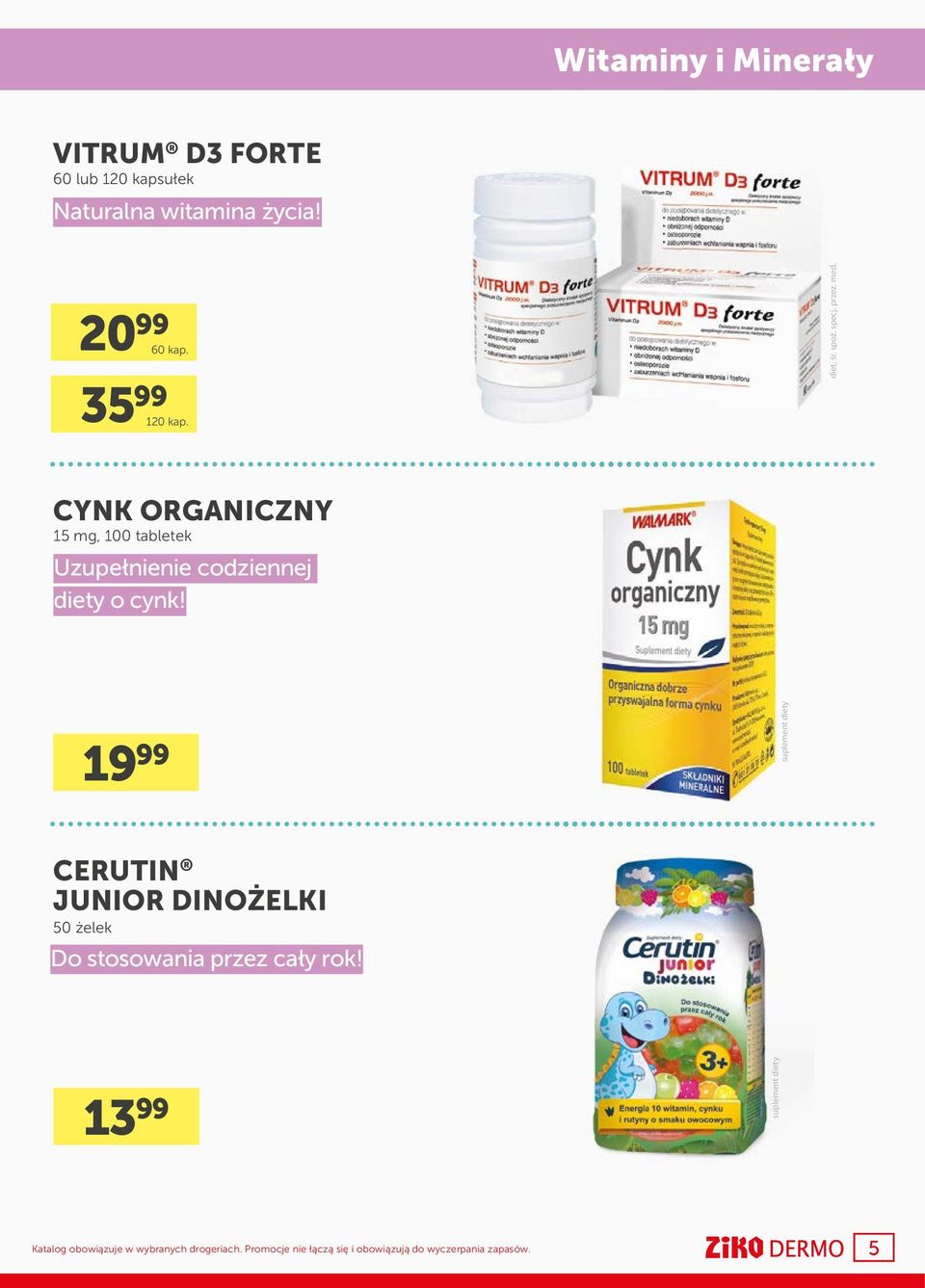 CYNK ORGANICZNY 15 mg, 100 tabletek Uzupełnienie codziennej diety o cynk!