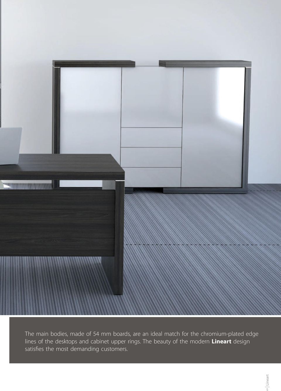 desktops and cabinet upper rings.