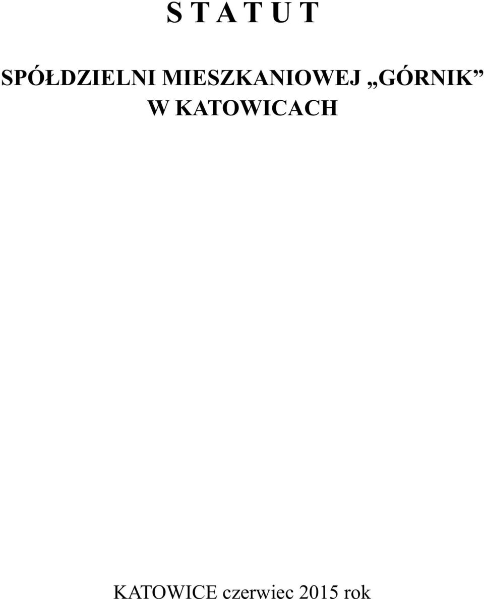 MIESZKANIOWEJ GÓRNIK