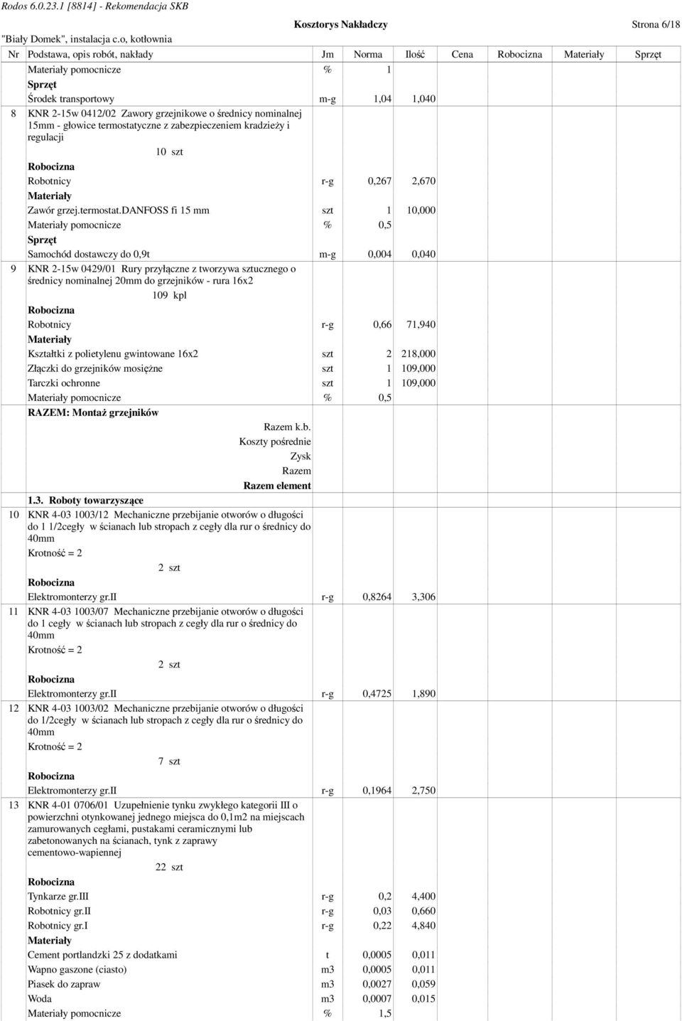 czne z zabezpieczeniem kradzieży i regulacji 10 szt Robotnicy r-g 0,267 2,670 Zawór grzej.termostat.