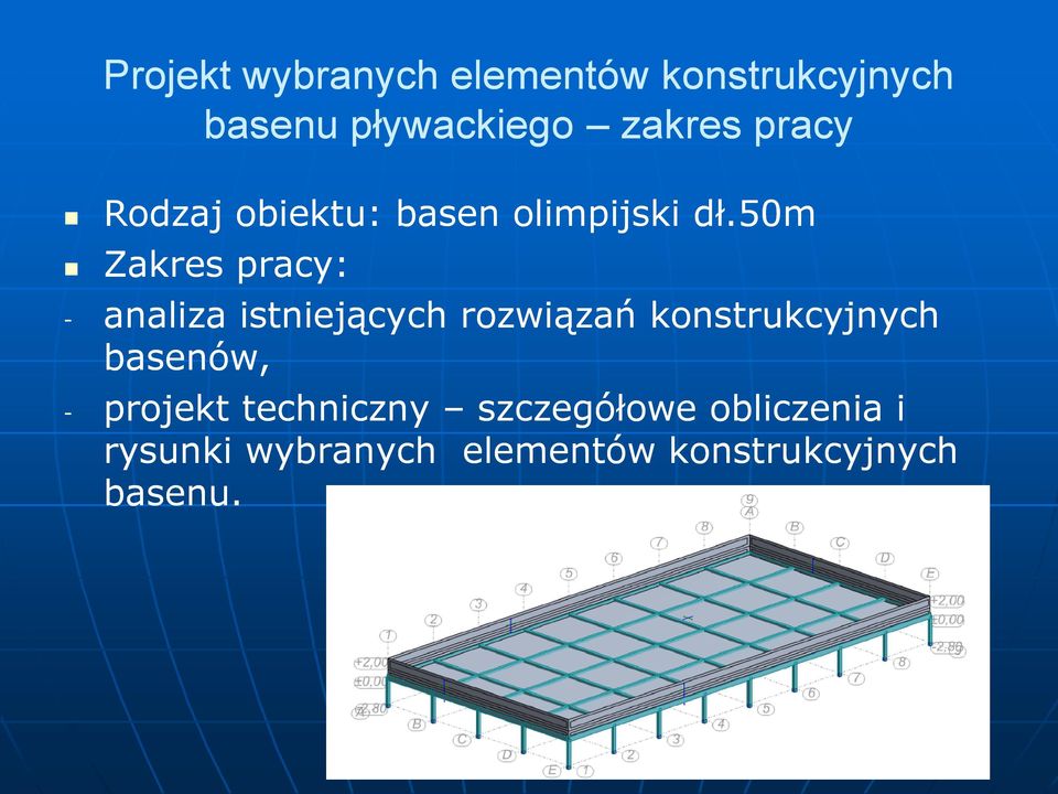 50m Zakres pracy: - analiza istniejących rozwiązań