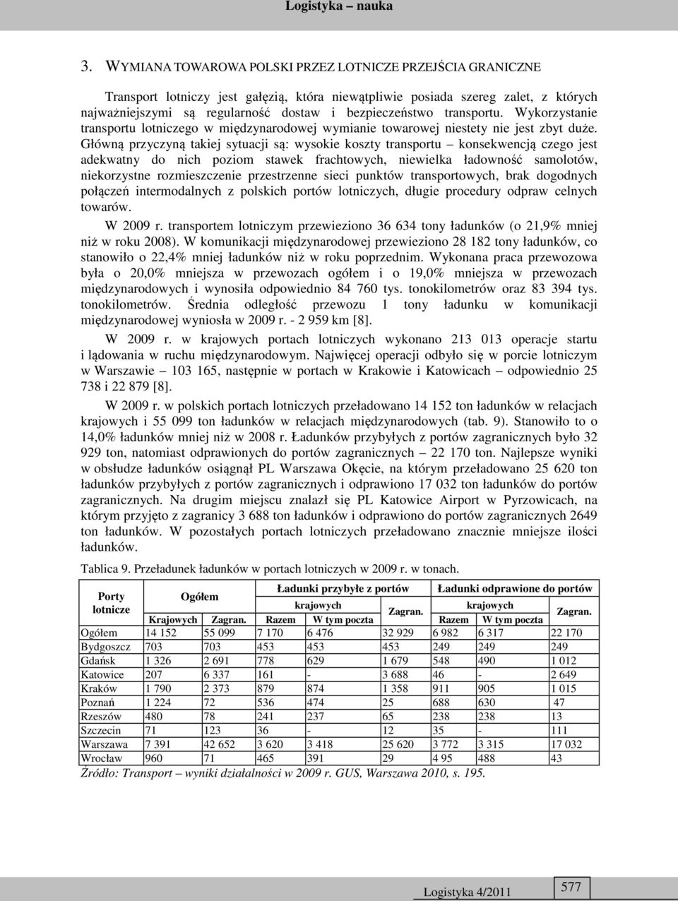 Główną przyczyną takiej sytuacji są: wysokie koszty transportu konsekwencją czego jest adekwatny do nich poziom stawek frachtowych, niewielka ładowność samolotów, niekorzystne rozmieszczenie