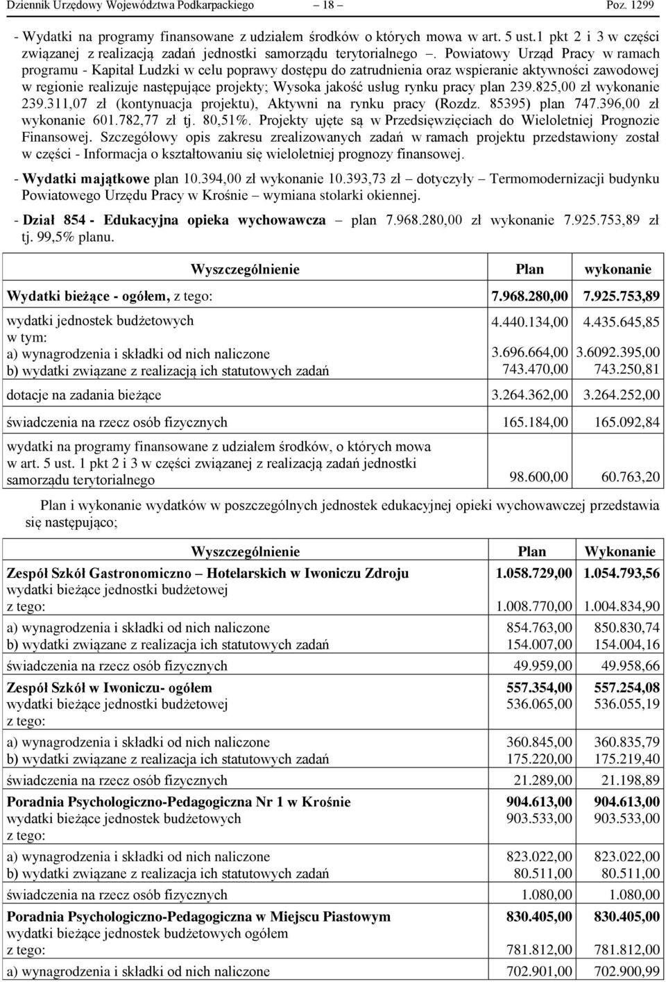 Powiatowy Urząd Pracy w ramach programu - Kapitał Ludzki w celu poprawy dostępu do zatrudnienia oraz wspieranie aktywności zawodowej w regionie realizuje następujące projekty; Wysoka jakość usług