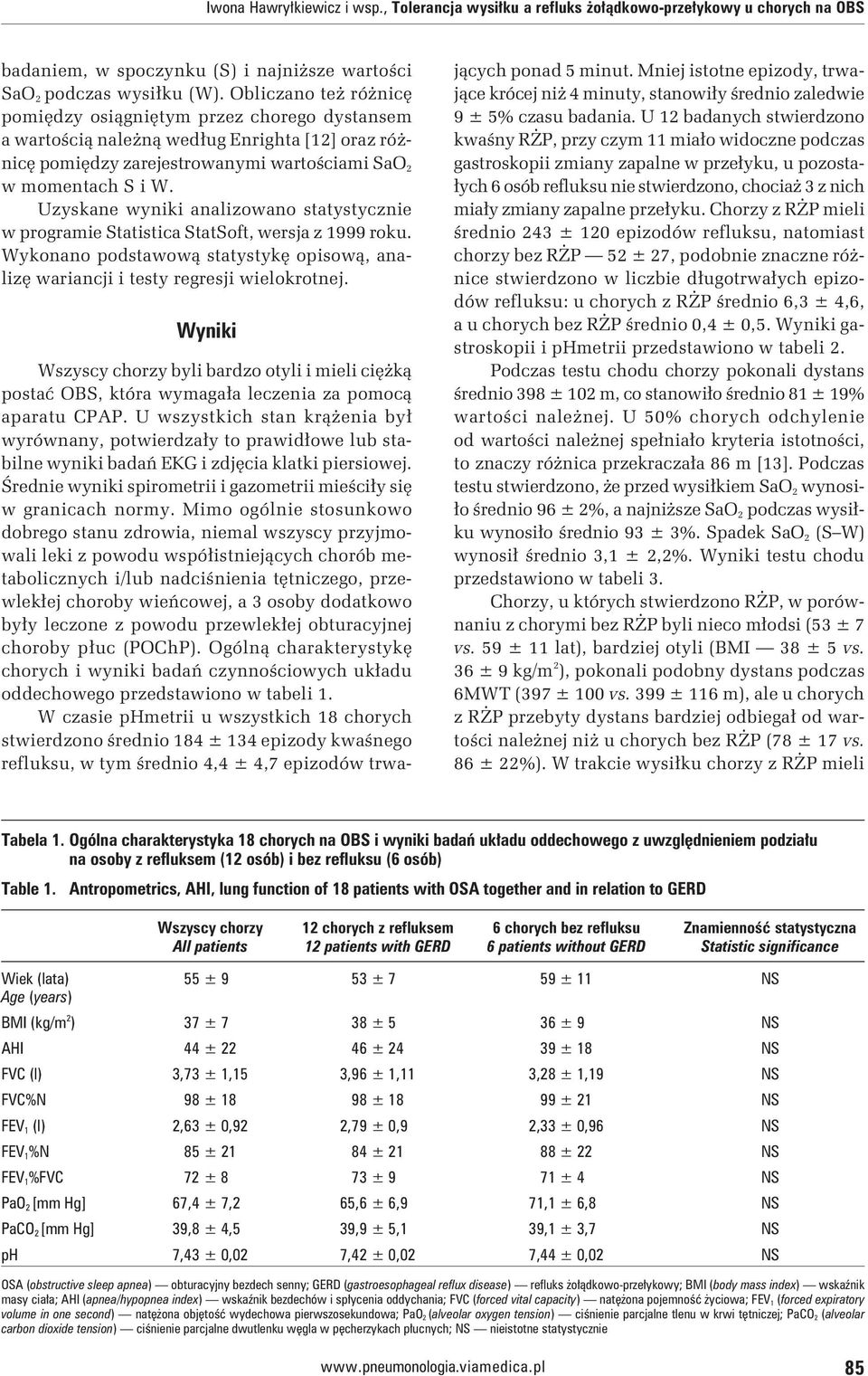 Uzyskane wyniki analizowano statystycznie w programie Statistica StatSoft, wersja z 1999 roku. Wykonano podstawową statystykę opisową, analizę wariancji i testy regresji wielokrotnej.
