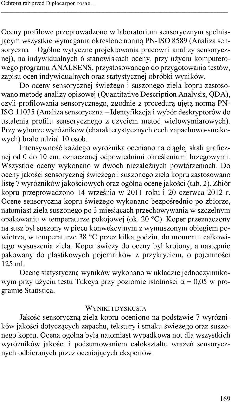 oraz statystycznej obróbki wyników.