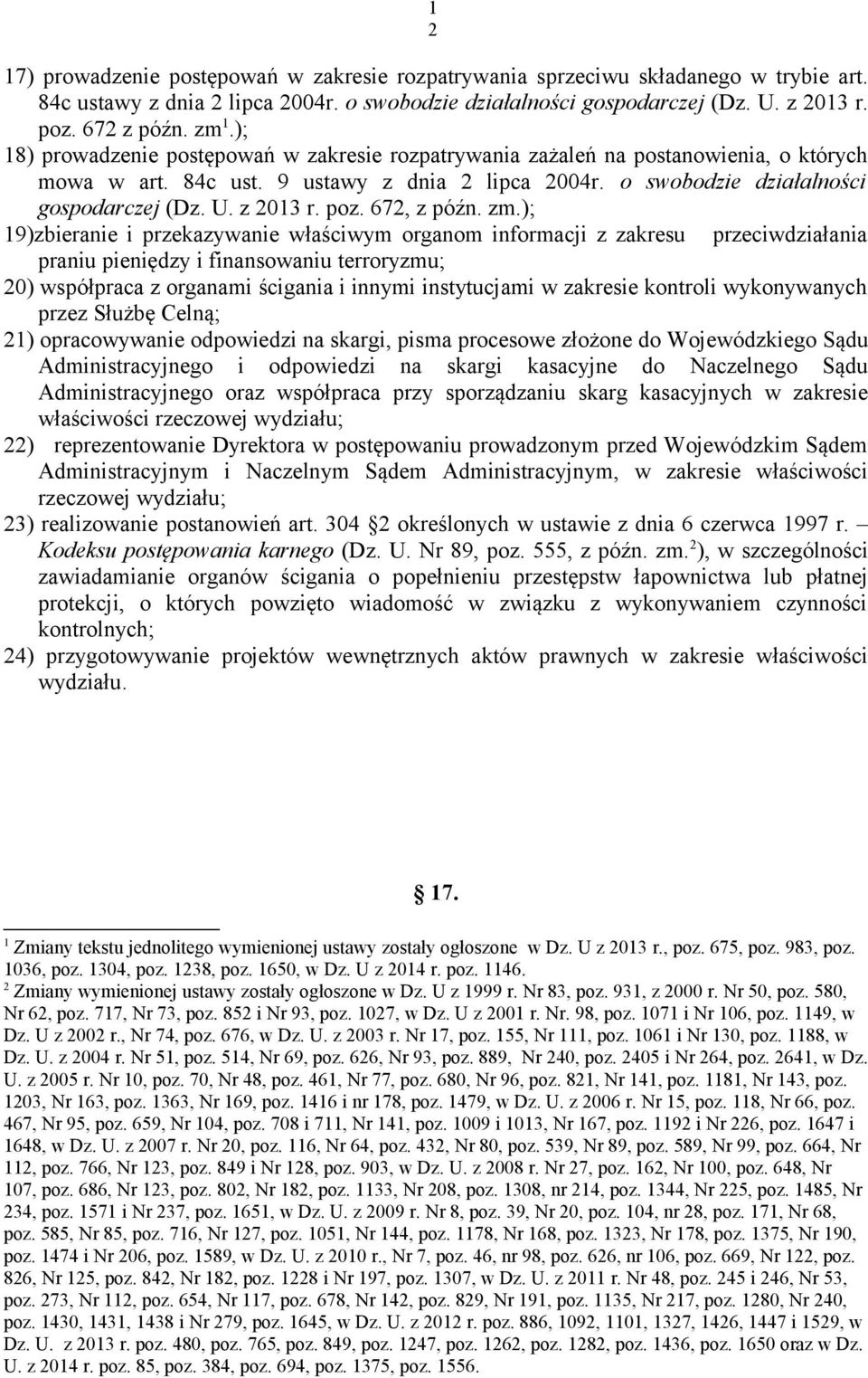 z 2013 r. poz. 672, z późn. zm.
