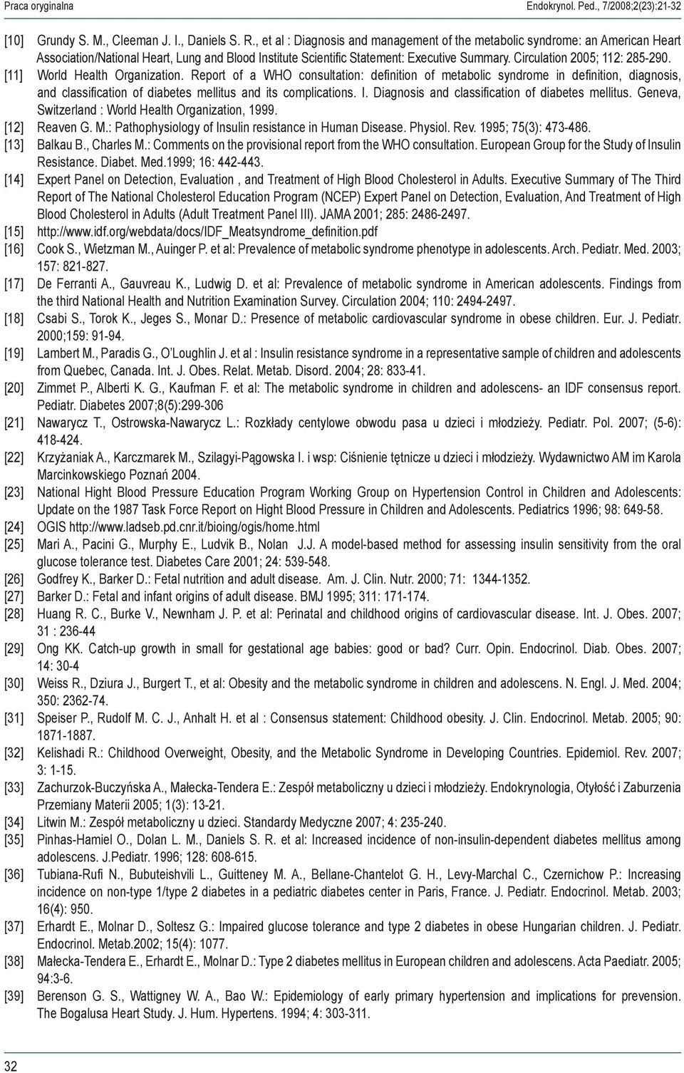 Circulation 2005; 112: 285-290. [11] World Health Organization.