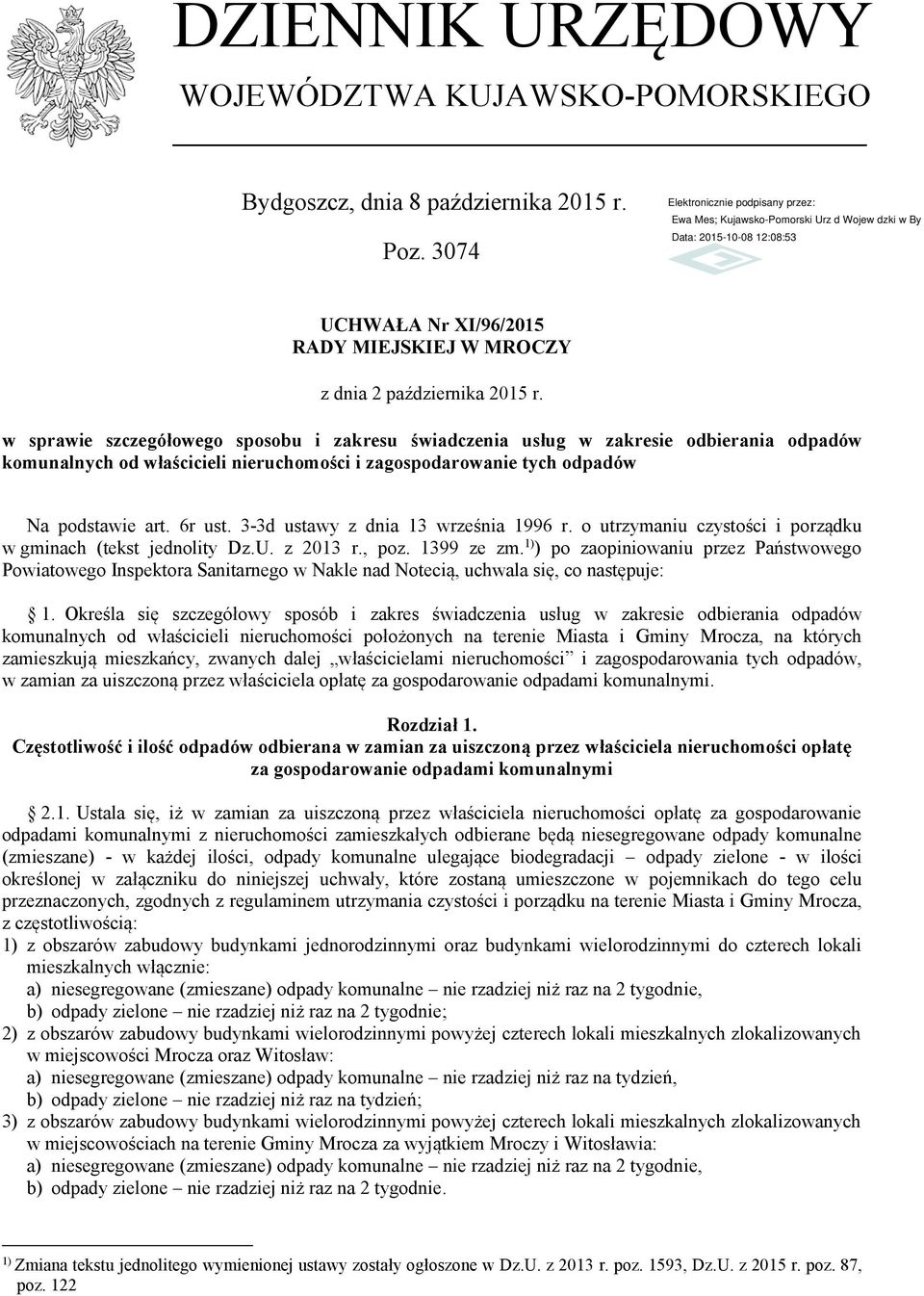 3-3d ustawy z dnia 13 września 1996 r. o utrzymaniu czystości i porządku w gminach (tekst jednolity Dz.U. z 2013 r., poz. 1399 ze zm.
