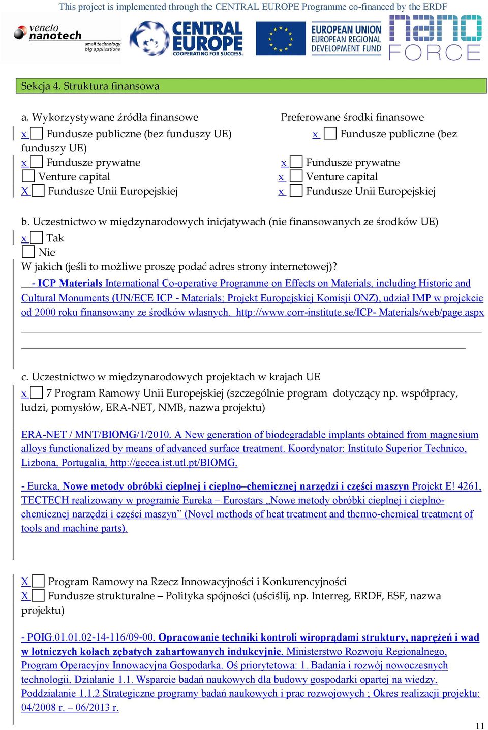 Venture capital X Fundusze Unii Europejskiej x Fundusze Unii Europejskiej b.