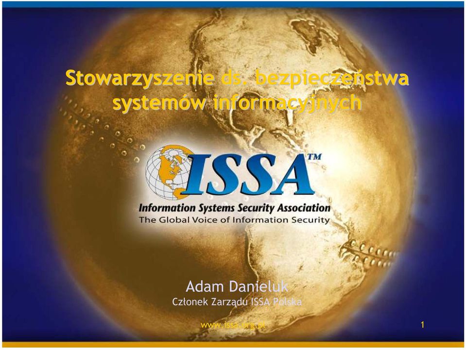 informacyjnych Adam Danieluk