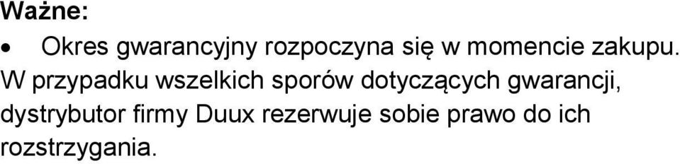W przypadku wszelkich sporów dotyczących