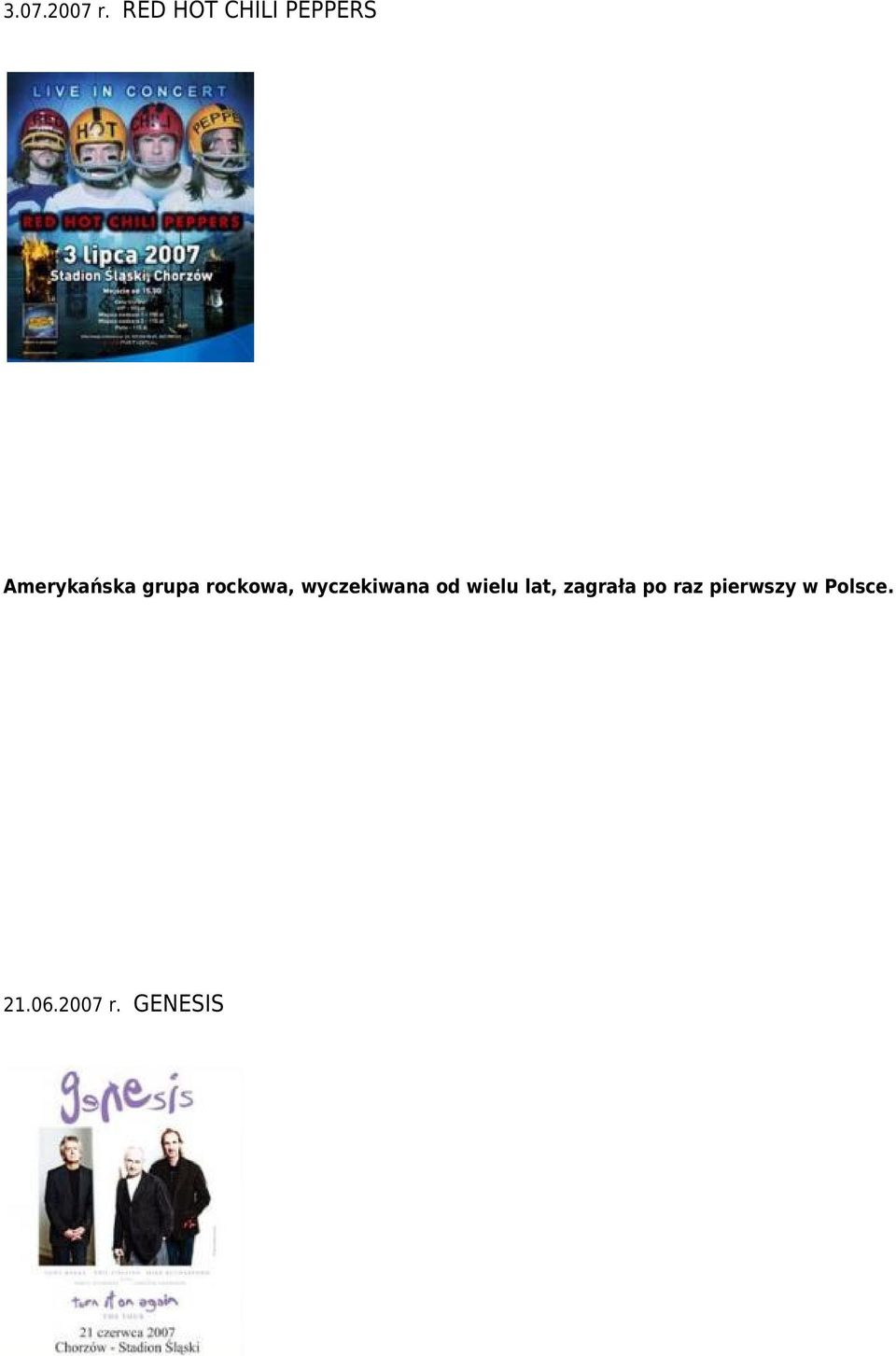 grupa rockowa, wyczekiwana od wielu