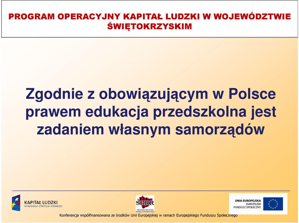 edukacja przedszkolna
