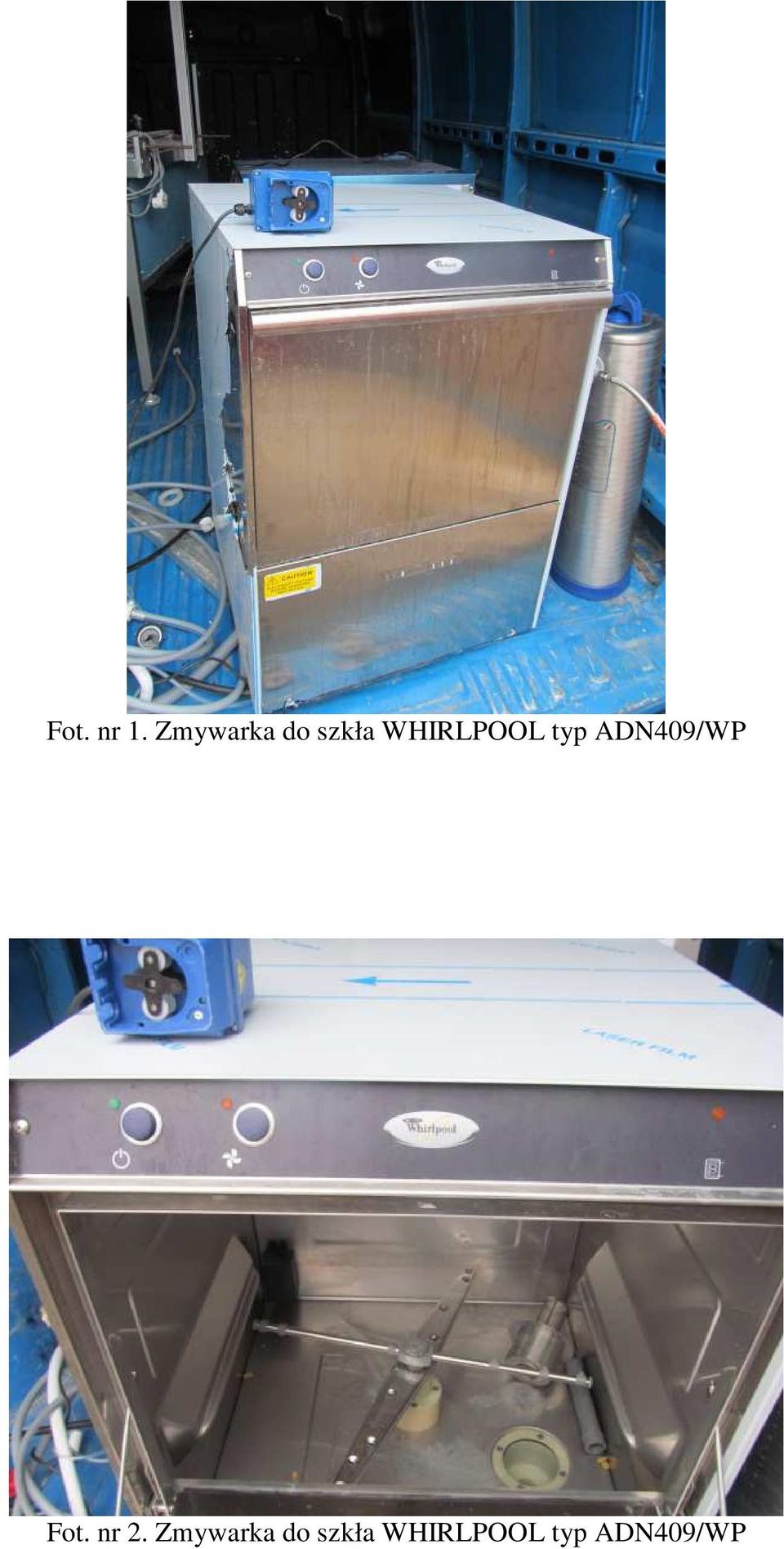 WHIRLPOOL typ ADN409/WP