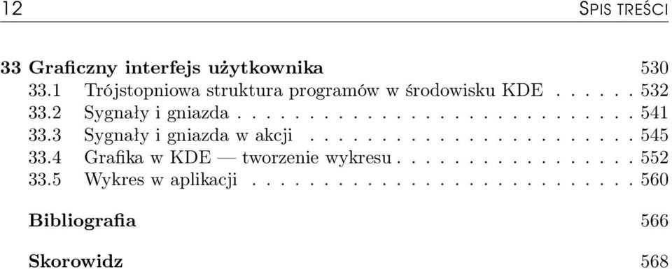 3 Sygnały i gniazda w akcji....................... 545 33.4 Grafika w KDE tworzenie wykresu.