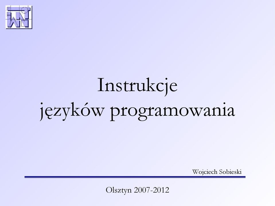 programowania