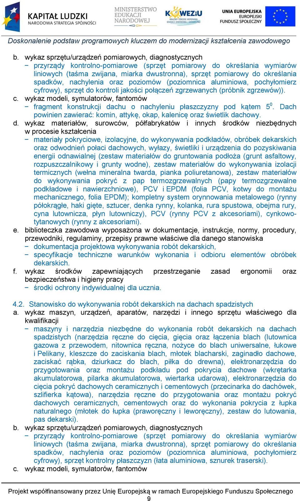 Dach powinien zawierać: komin, attykę, okap, kalenicę oraz świetlik da