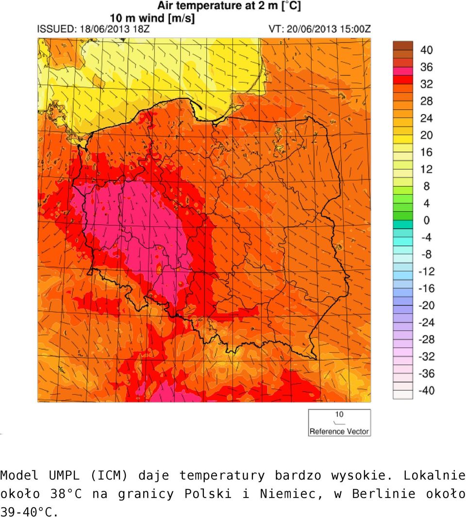 Lokalnie około 38 C na granicy